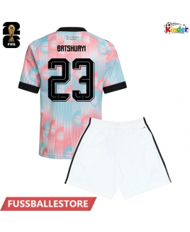 Günstige Belgien Michy Batshuayi #23 Auswärts Trikotsatzt Kinder WM 2026 Kurzarm (+ Kurze Hosen)